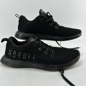 NOBULL Trainer Shoes Mens Size 9 Black Mesh Camo Sole Low Top Athletic Sneakers